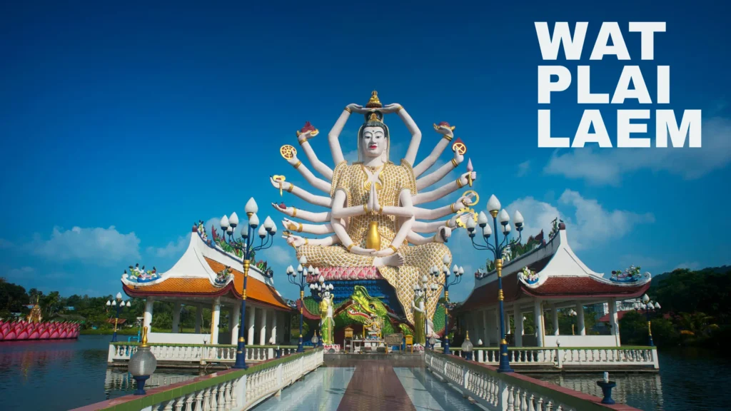 Bophut Beach Guide - Wat Plai Laem near Bophut Essential Samui