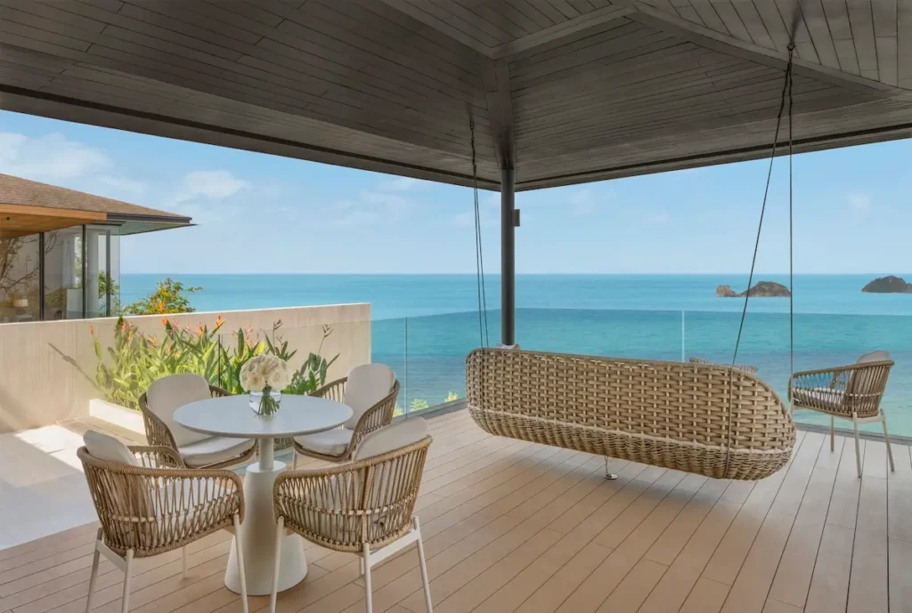 Conrad Koh Samui The Pearl Villa - outside deck area - October 2026
